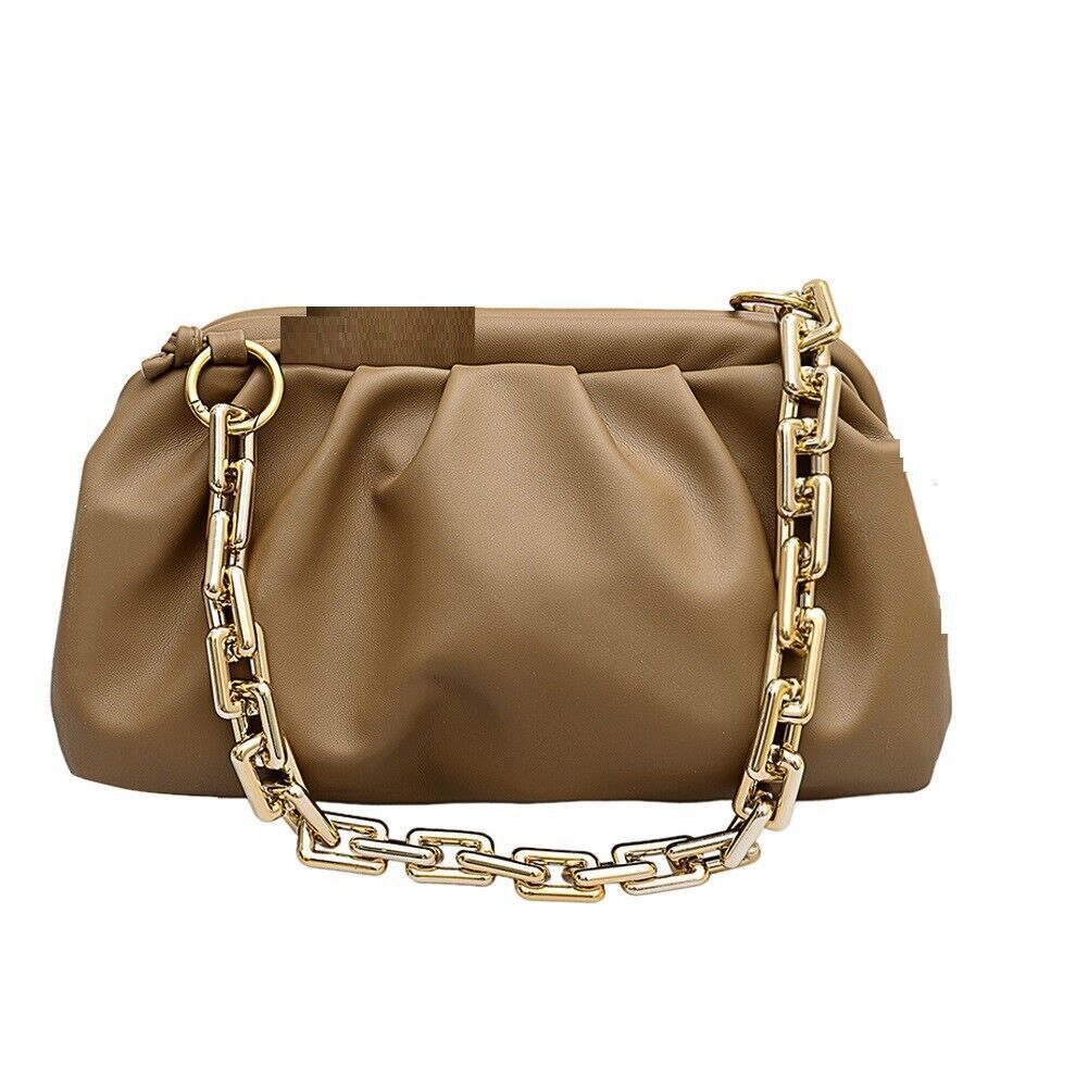 NEW Women Shell Handbag Shoulder Crossbody Bag Ladies PU Quilted Purse Tote Gift