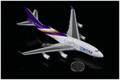 1:400 JC Wings ROM CARGO BOEING 747-400 Freighter Diecast Plane Aircraft Model