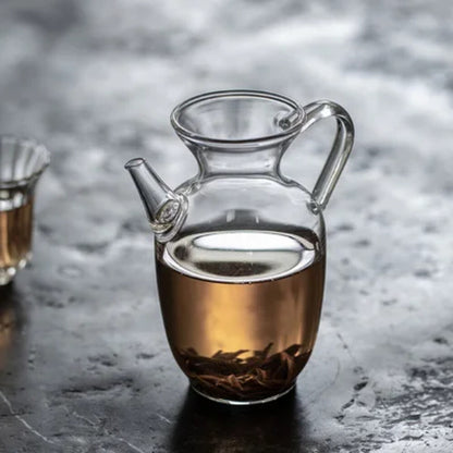 Retro Heat-resistant Glass Teapot Green Tea Drinkware Filter Tea Service