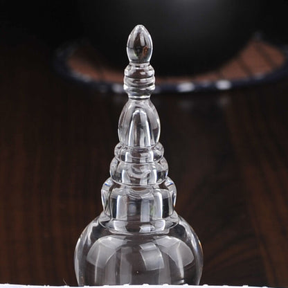 Tibetan Buddhism Crystal Stupa Buddhism Supplies Ornaments Pagoda