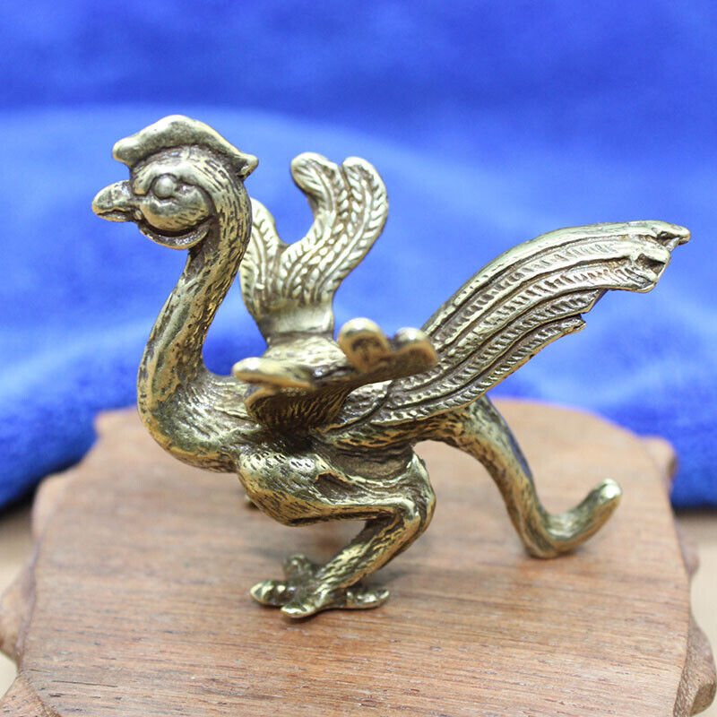 Brass bird Animal Statue Small Sculpture Home Decor Gifts Tabletop Figurine