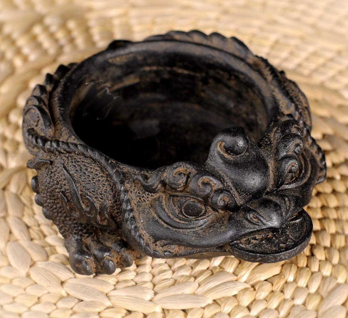 3 Legged Coin Toad Statue Ashtray Flower Pot Collection Table Decor