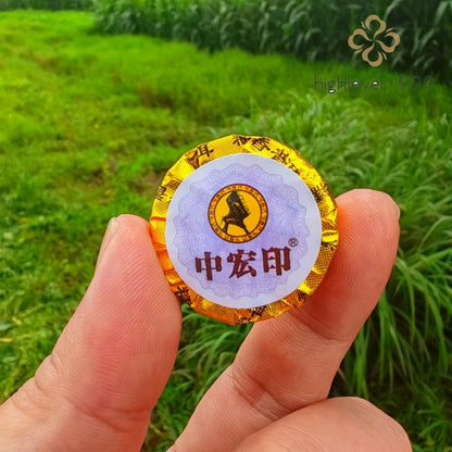 500g Ripe Pu'er Tea Glutinous Rice Aroma Mini Cake Yunnan Tea Bulk Fermented
