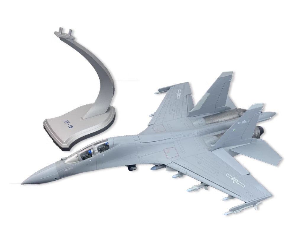 1:40 57CM China J-16 Fighter Jet Plane Aircraft Diecast Military Airplane Model