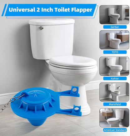 Universal 2-Inch Toilet Flappers Replacement Compatible with Gerber Toto Kohler