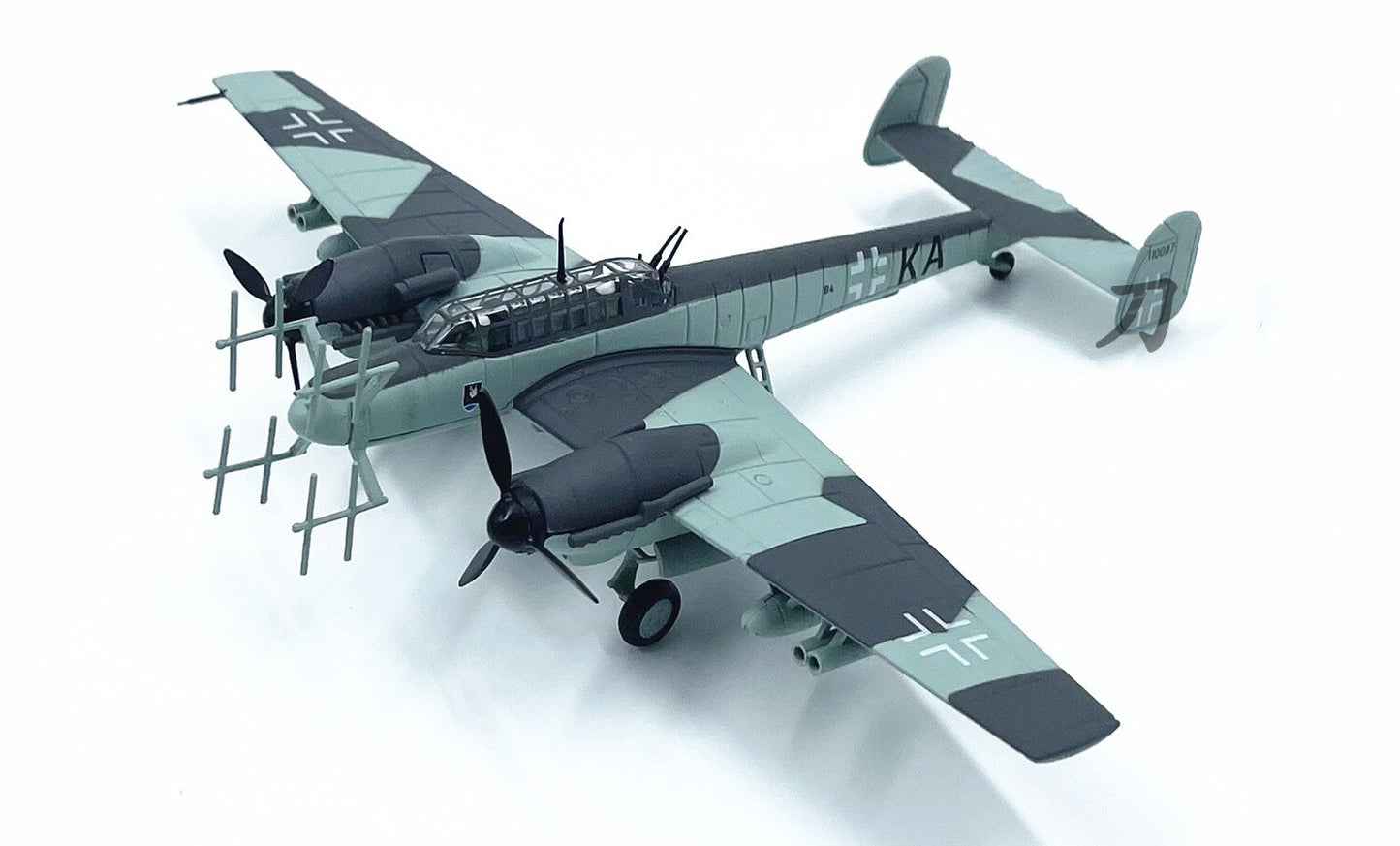 1:100 AMER NAZI GERMANY 1944 Bf-110 G-4 Fighter Airplane Diecast Aircraft Model