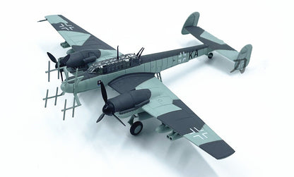 1:100 AMER NAZI GERMANY 1944 Bf-110 G-4 Fighter Airplane Diecast Aircraft Model