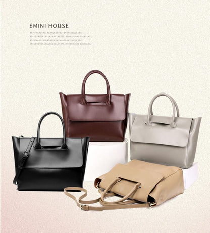 Light Genuine Leather Wings Bag Single Shoulder Cowhide Cover Slanting Handbag