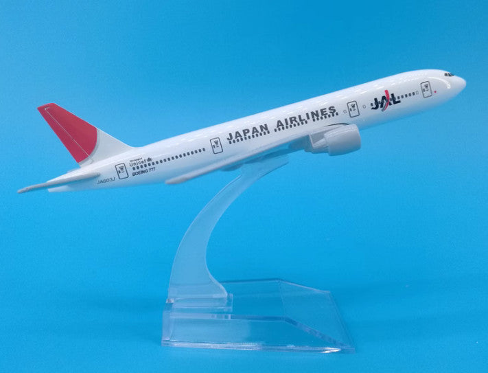 16cm JAPAN AIRLINES BOEING 777 Passenger Airplane Diecast Aircraft Plane Model
