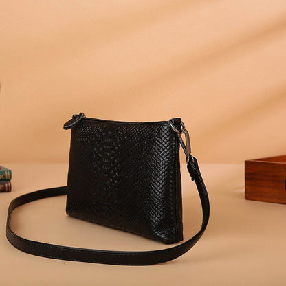 Cowhide Genuine Leather Bag Travel Handbag Totes Cute Shoulder Purse Polyester