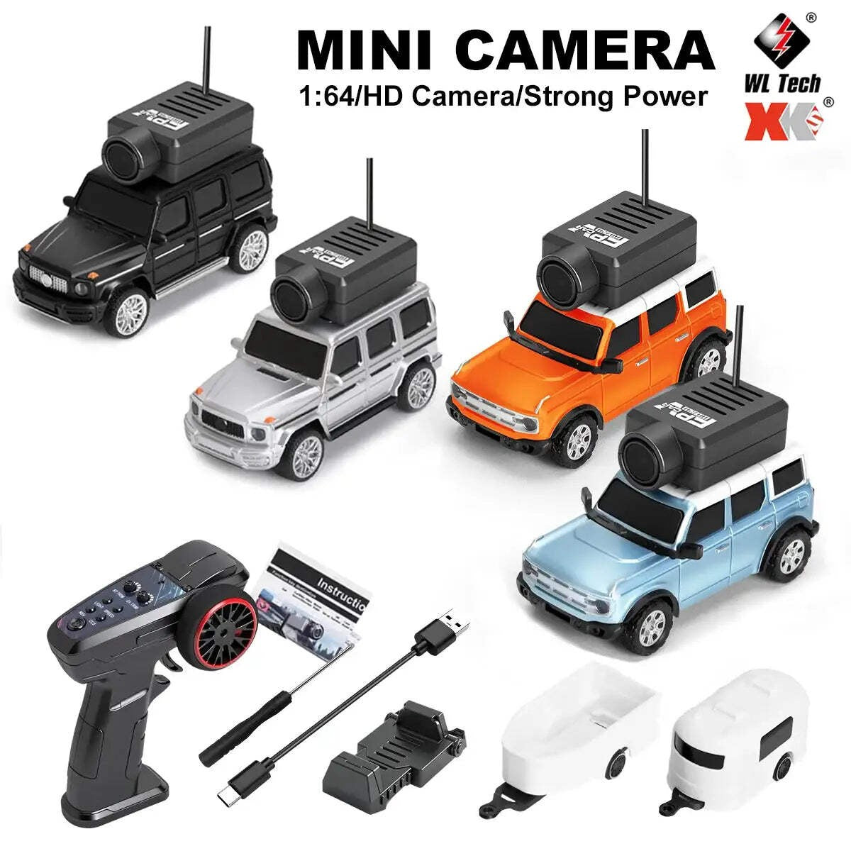 Mini RC Car – 720P FPV Camera Remote Racing Vehicle