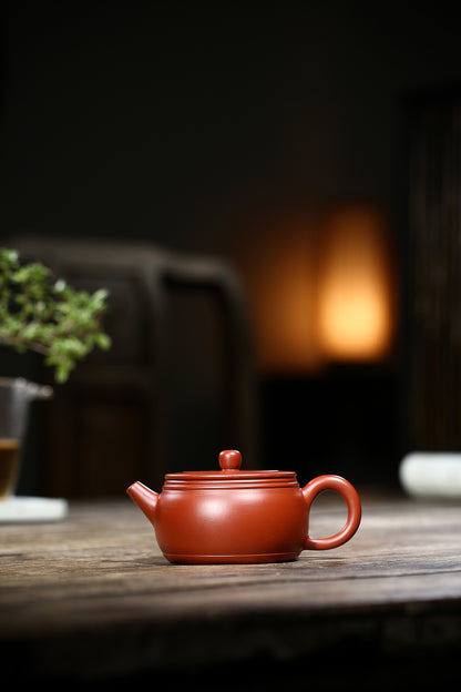 Collect Chinese Yixing Zisha Pottery Clovershrub Clay 180ML Mesh Teapot 井栏 5