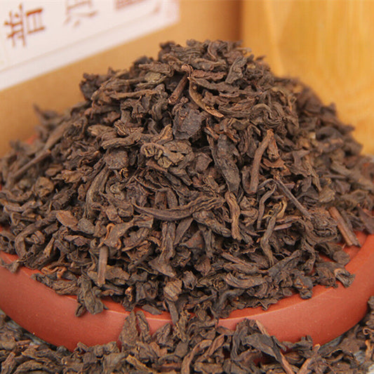 Organic Pu'er Tea Boxed 120g Ripe Pu-Erh Tea Black Tea Aged Tree Chinese Health