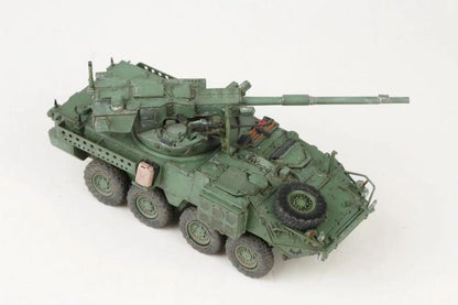 1/72 US M1128 Stryker Mobile Gun System with Baseplate Scene Finished Model