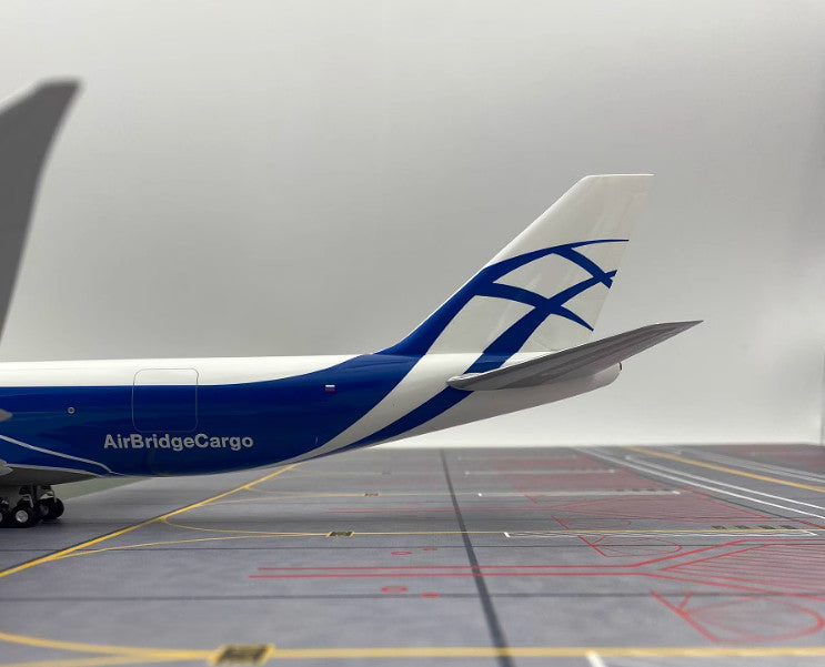 38CM 1:200 Hogan AirBridgeCargo Boeing 747-8F Plane ABS Plastic Aircraft Model