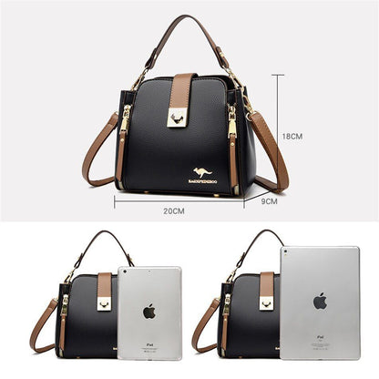 Synthetic Leather Handbag Purse Bag Shoulder Crossbody Messenger Small 20*18*9CM