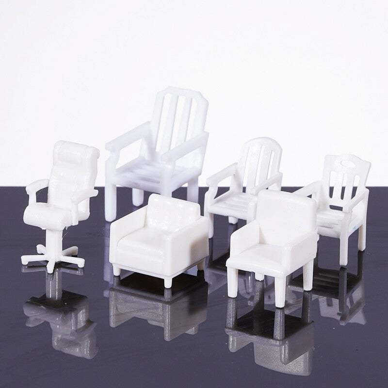 1/50 Cinema Chairs Model Mini Furniture Scene Props Model Accessories