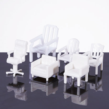 1/50 Cinema Chairs Model Mini Furniture Scene Props Model Accessories