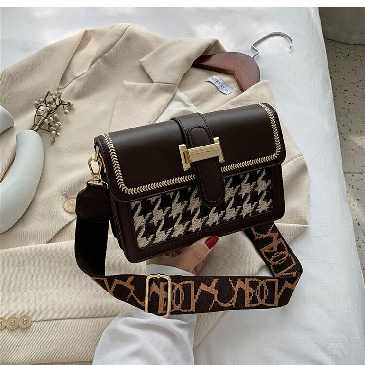 Bag Design Woolen Square Bag & Elegant Shoulder Bag Thickness 8cm