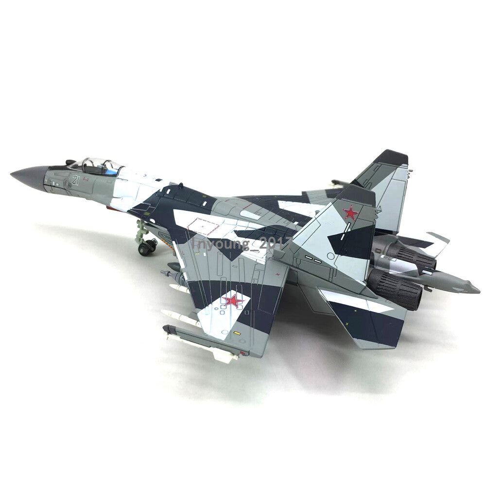 1/100 SU-35 Super Flanker 2014 Russian Air Force Fighter Diecast Airplane Model