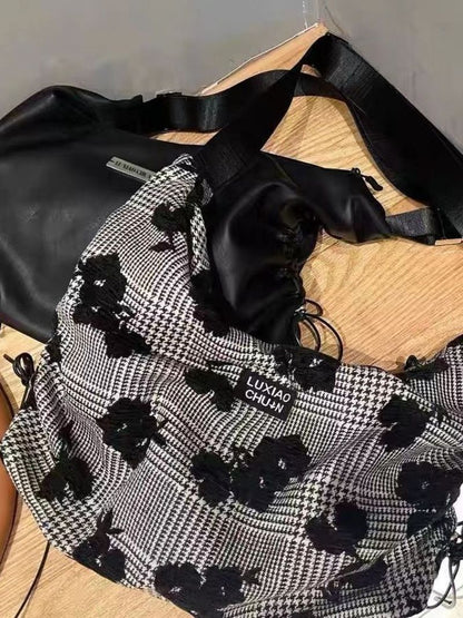 Handbags Traveling Nylon Crossbody Bags Shoulder Goth Purse Zipper 1PC Crossbody