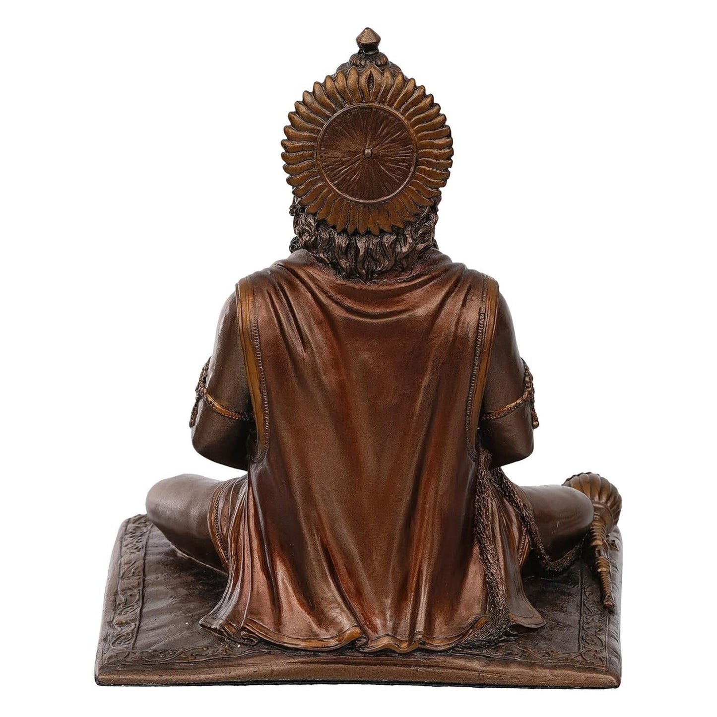 Hindu God Lord Hanuman in Sitting Position Statue Idol Figurine