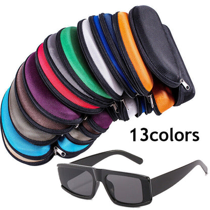 Portable Glasses Carry Bag Travel Pack Sunglasses Pouch Classic Eye Glasses Case