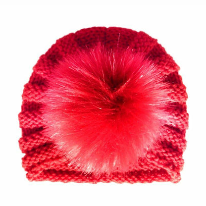 Baby Hat Knitted Winter Girls Bonnet Beanie Turban Newborn Cap Boys Accessories