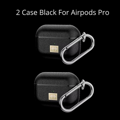 1/2 Carcasa Funda Para Audífonos Aairpods Pro 1/2 Forro Protector Cuero Original