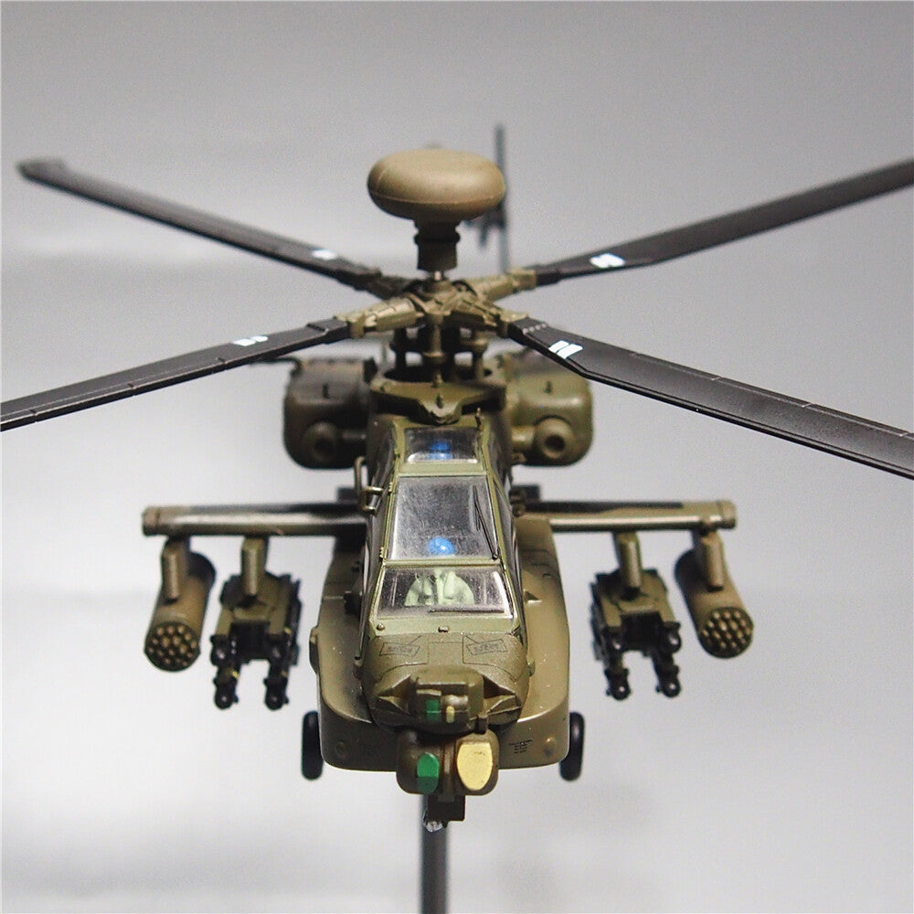 1:72 US Army AH64 Apache gunship alloy model military aircraft model