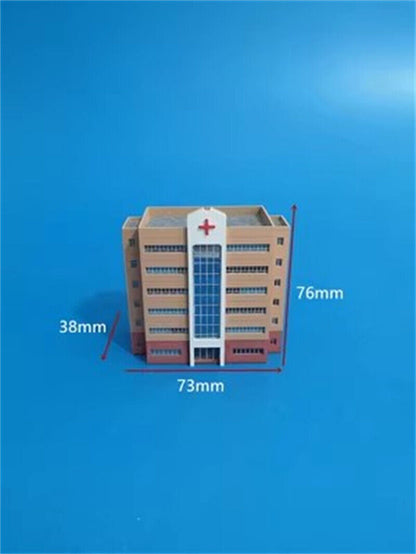 1/300 Scale Railway Station Scene Building City High-Rise Building Model Toy