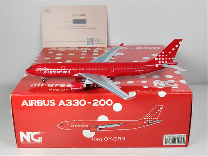 NG Models air greenland FOR AIRBUS A330-200 OY-GRN 1:400 Plane Pre-built Model