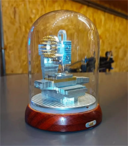 Mini Milling Machine Model Simulation Mechanical Milling Machine Crafts Model