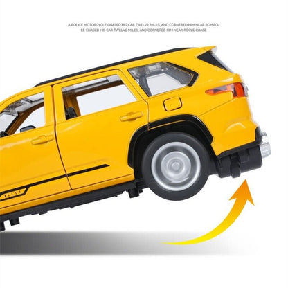 1:24 Toyota Sequoia SUV Diecast Model Car Vehicle To Simulation Sounds Lights
