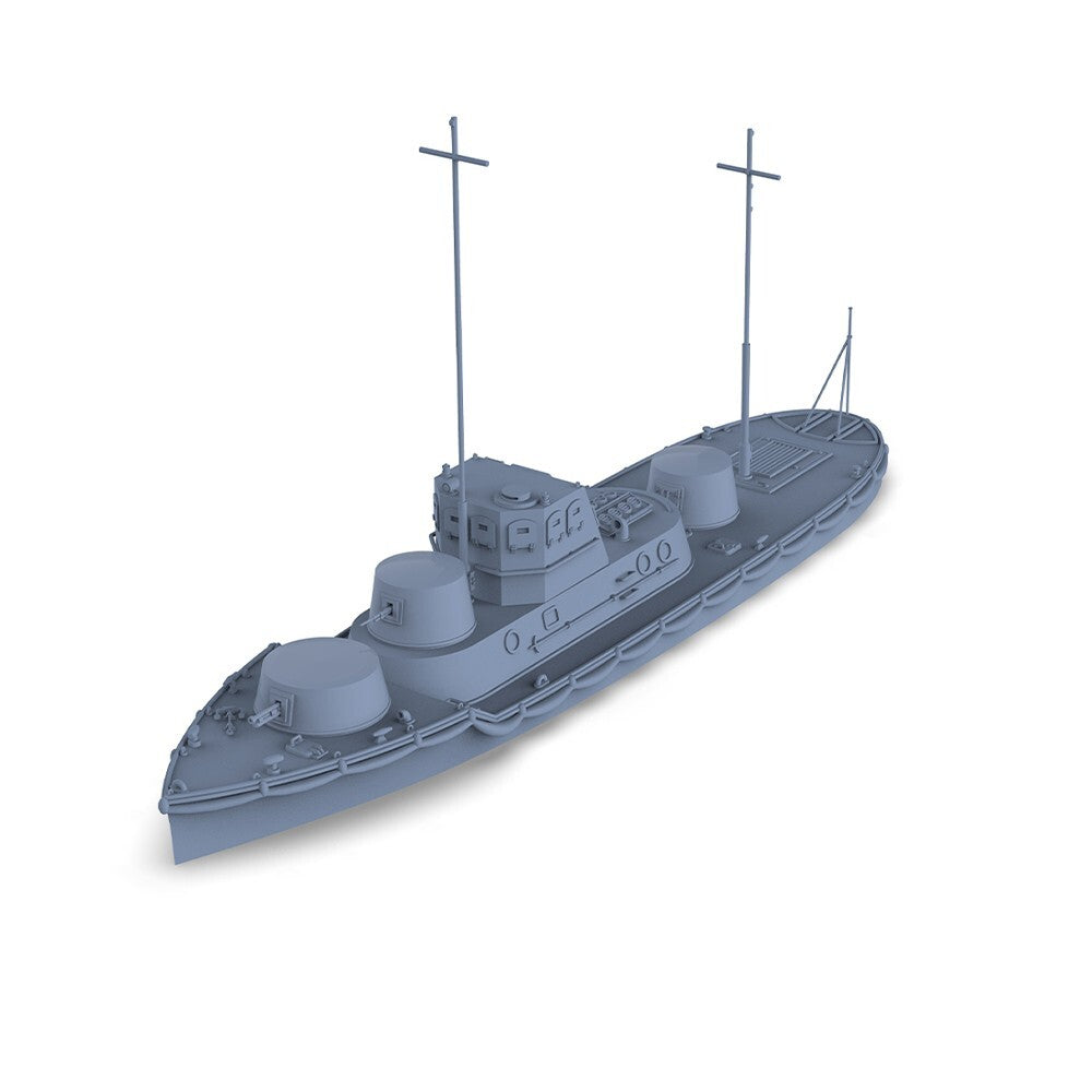 SSMODEL SS72539 1/72 Military Model Kit IJN Soukou-Tei Armored Gun Boat Sakigake