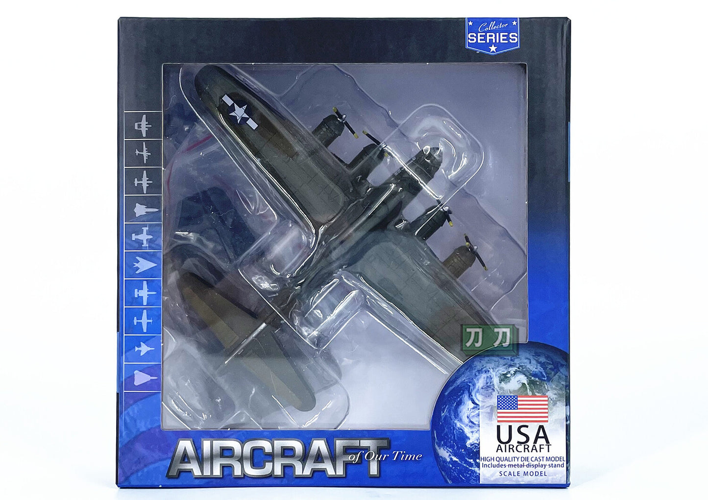 1:200 AF1 B-17G Flying Fortress Bomber Fighter Diecast Military Airplane Model