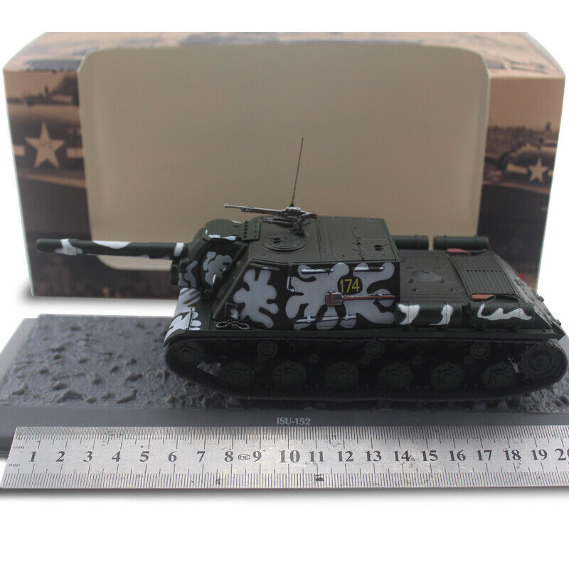 1/43 Soviet Union ISU-152 RKKA Heavy Self-propelled Assault Gun Alloy Tank Model