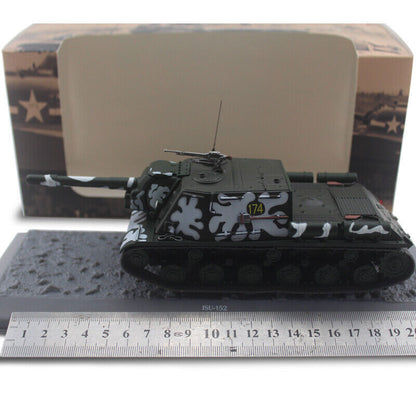 1/43 Soviet Union ISU-152 RKKA Heavy Self-propelled Assault Gun Alloy Tank Model