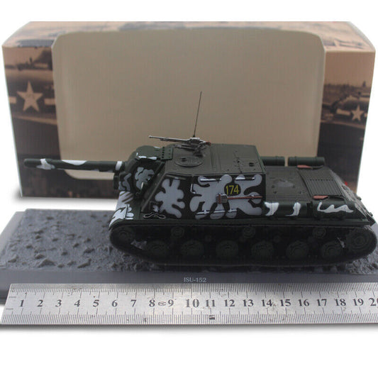 1/43 Soviet Union ISU-152 RKKA Heavy Self-propelled Assault Gun Alloy Tank Model