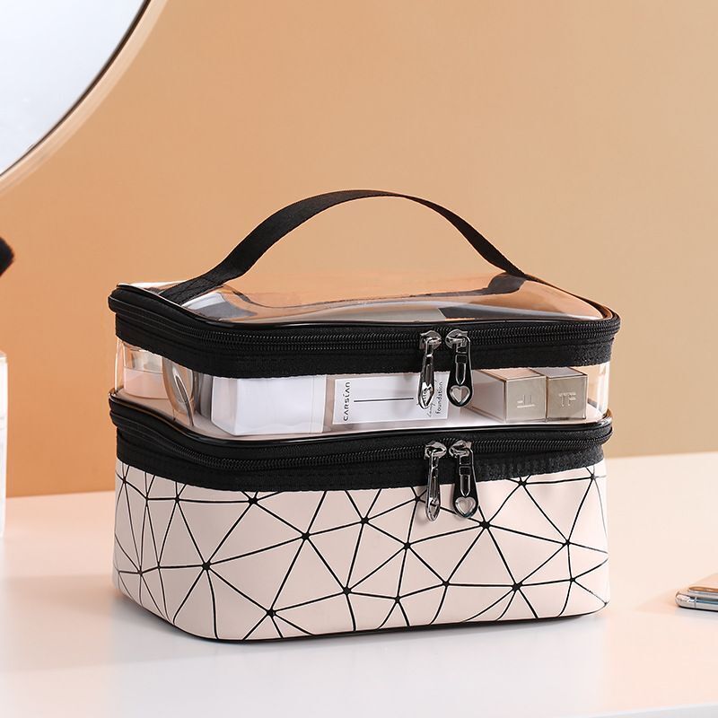 Travel Clear Makeup Bag Fashion Cosmetic Toiletries Organizer Waterproof Cases