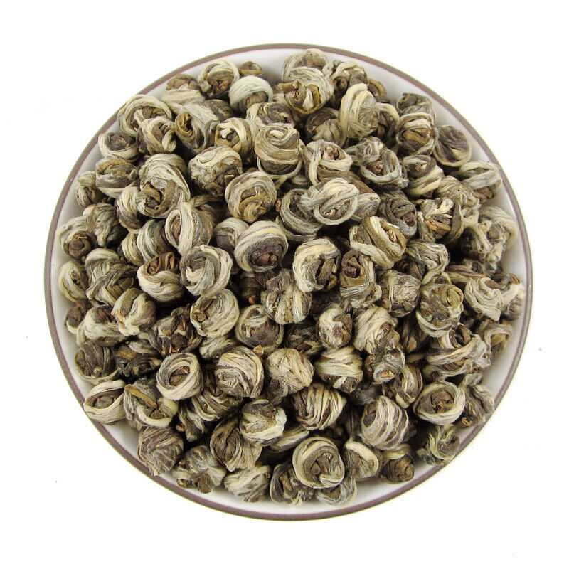 Jasmine flower Dragon Pearl China GREEN TEA balls Loose Leaf,mo li long zhu tee