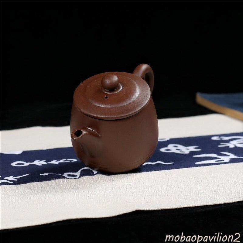 Collect Old Tea Ceremony Purple Clay Pot Kung Fu Tea Pot Round Belly Pot Tea Pot