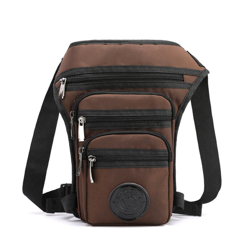 Military Male Hip Thigh Fanny Pack Camou Casual Shoulder Bag Nylon Waist Leg Bag