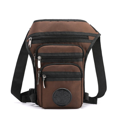 Military Male Hip Thigh Fanny Pack Camou Casual Shoulder Bag Nylon Waist Leg Bag