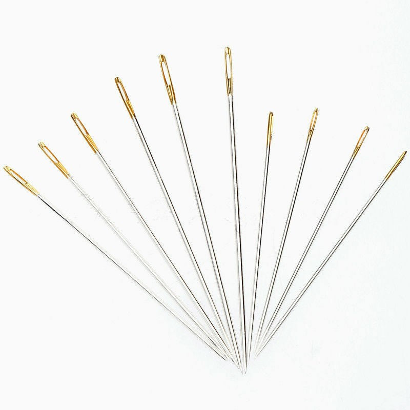 10X Leather Canvas Sewing Stitching Needles Leathercraft Handmade Repair Tool