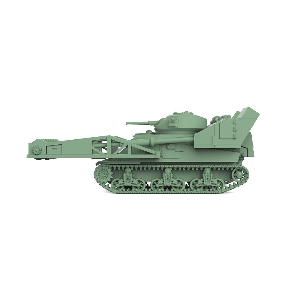 SSMODEL SS200514 1/200 Military Model Kit US M3 Grant With Paravane Medium Tank