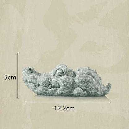 Chinese Stone Tea Pet Ornaments Toad Tea Figurine Sculpture Teaware Accessorie