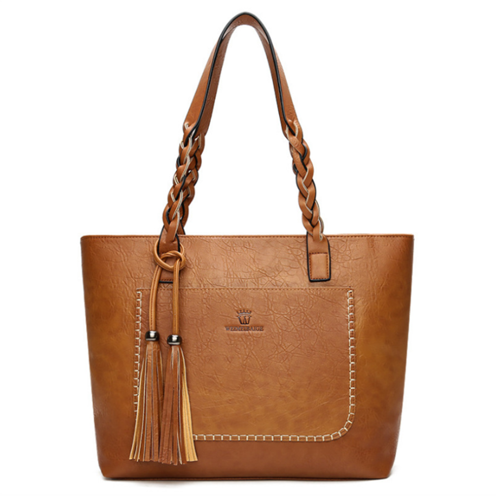Women Fashion Faux Leather Handbags Tote Shoulder Bag Messenger Crossbody Purse