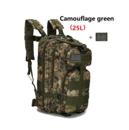 50L Tactical Backpack Army Backpack Sport Bag Outdoor Hiking Camping Travel