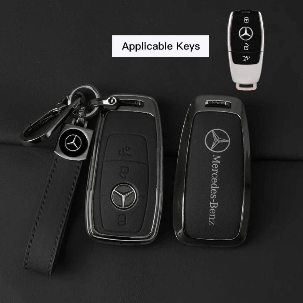 Leather Car Key Case – Premium Full-Cover Protection